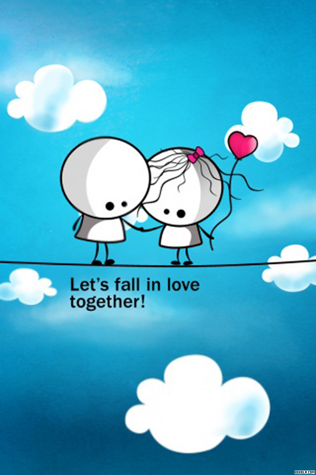 Lets Fall In Love Together Wallpaper iPhone Pictures