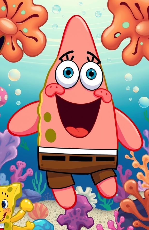 Surprised Patrick Wallpaper