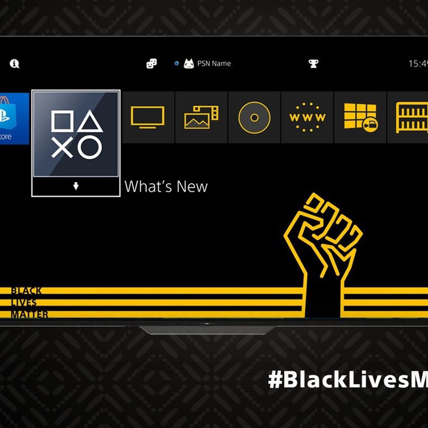 Sony Releases Black Lives Matter ps4 Theme