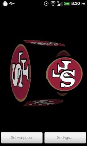Bigger 49ers Cube Wallpaper Pro For Android Screenshot