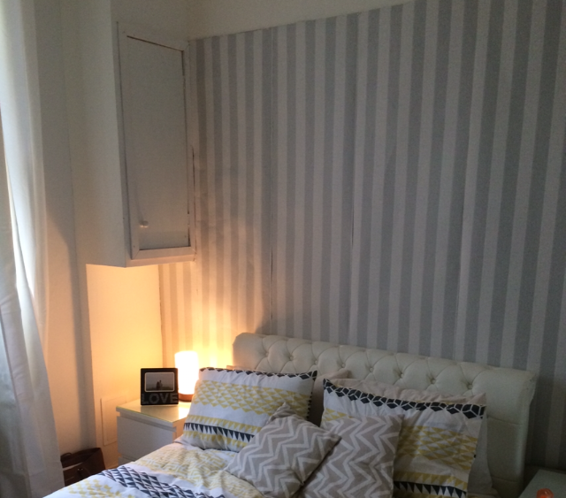 Cover Up Ugly Wallpaper In A Rental Le Chic By Nadia