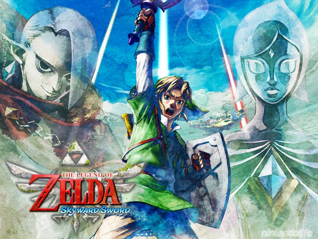 Out Today The Legend Of Zelda Skyward Sword And Wallpaper