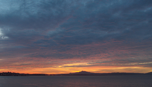 Wallpaper Renditions   Bay Area Sunset with Mount Tamalpai Flickr