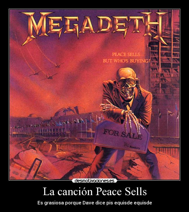 Megadeth Peace Sells Wallpaper Carteles Musica