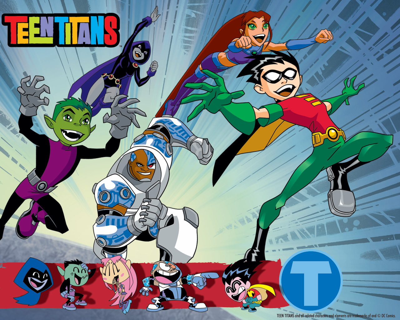 De Parede HD Wallpaper Teen Titans Papeis