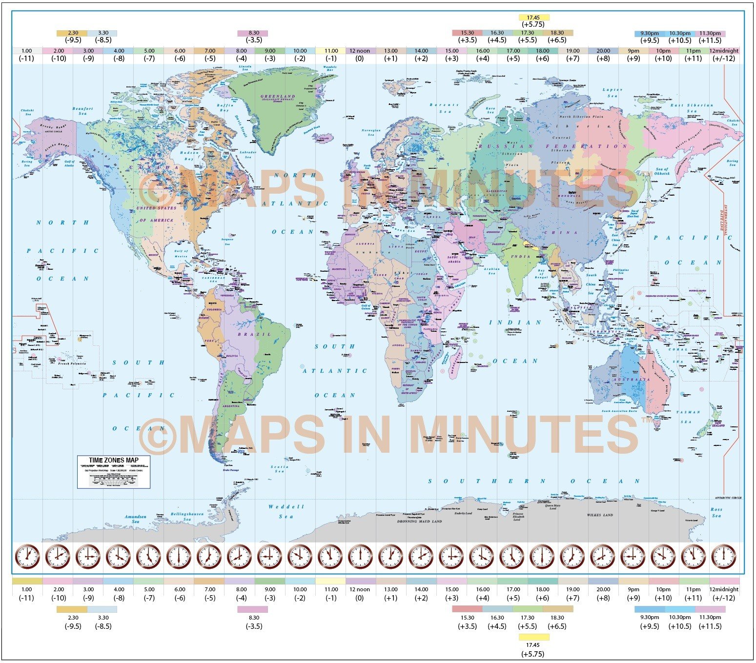 Download Time Zone Map World Zones And International Maps Wallpaper