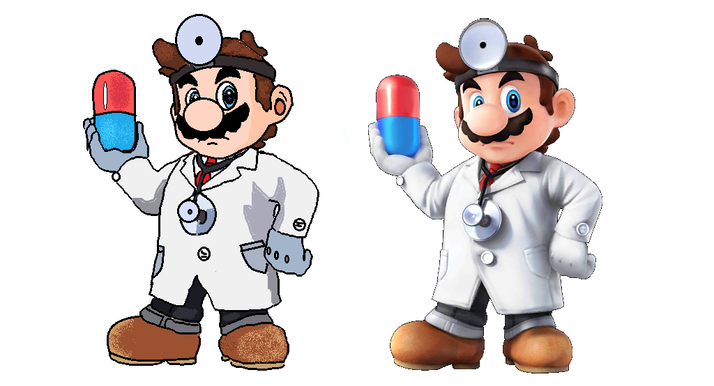 Dr Mario Drawing By Billebobart
