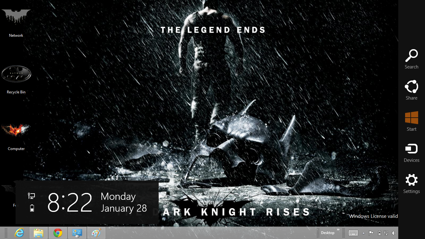 Batman The Dark Knight Rises Theme For Windows And Ouo Themes