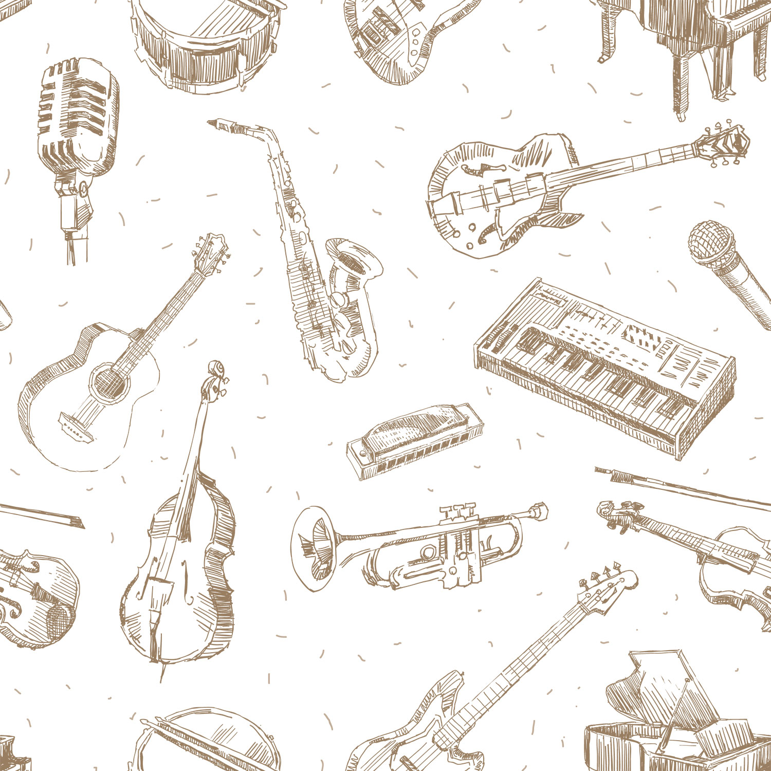 Music Theme Wallpaper Designs For Walls