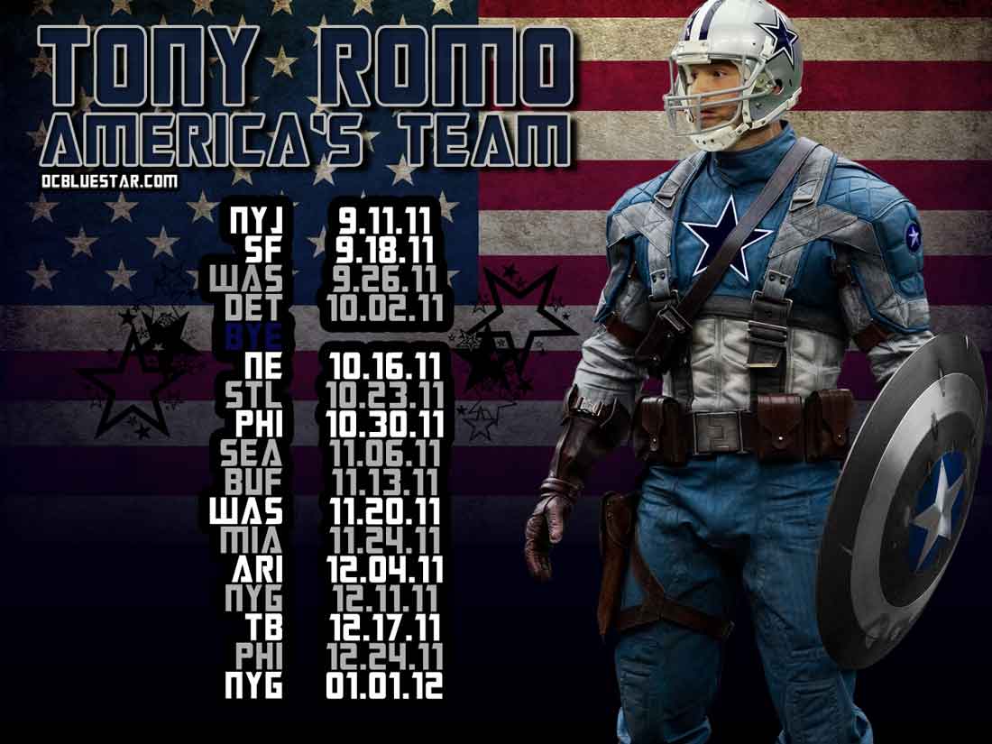 Wallpaper Description Tony Romo Captain America
