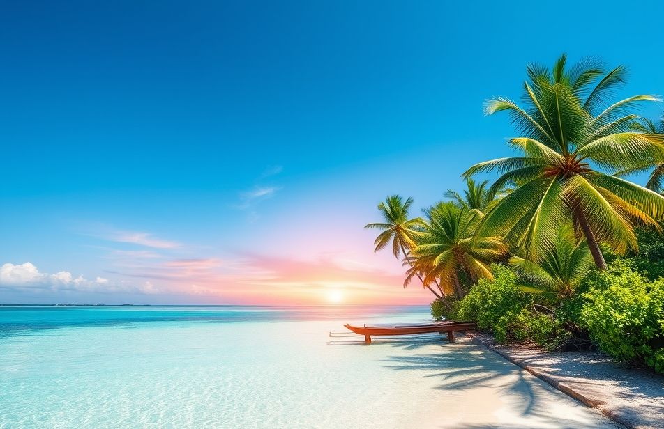 Tropical Island Wallpaper