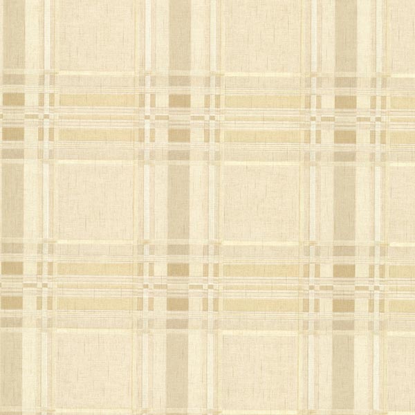 Gold Plaid Glenby Brocade Wallpaper By Mirage