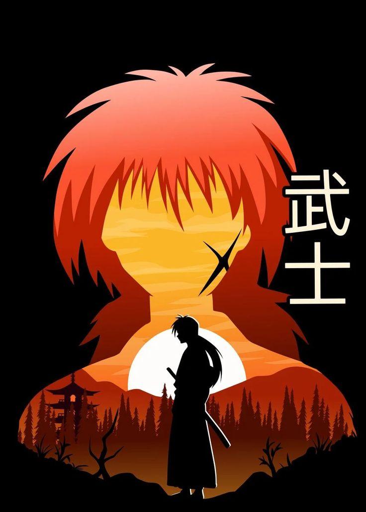 🔥 Free Download Kenshin Himura Poster By El Rik Displate Kenshin Anime 736x1030 For Your 