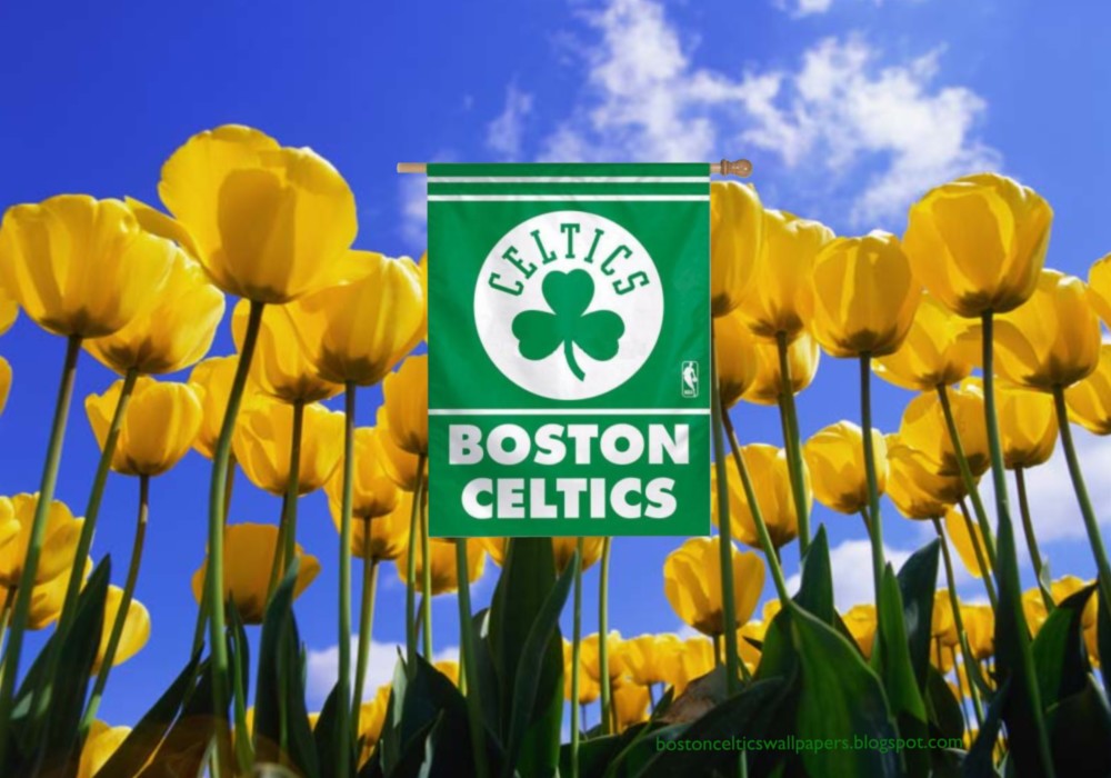Boston Celtics Flag Desktop Wallpaper Logo In