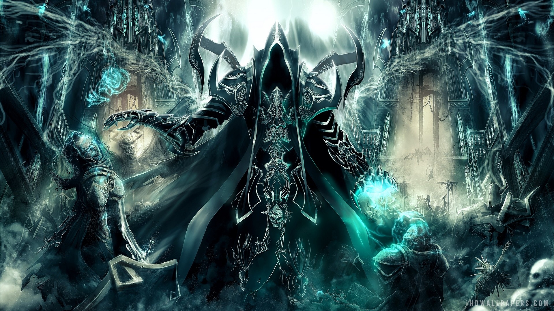 diablo 3 reaper of souls wizard wallpaper
