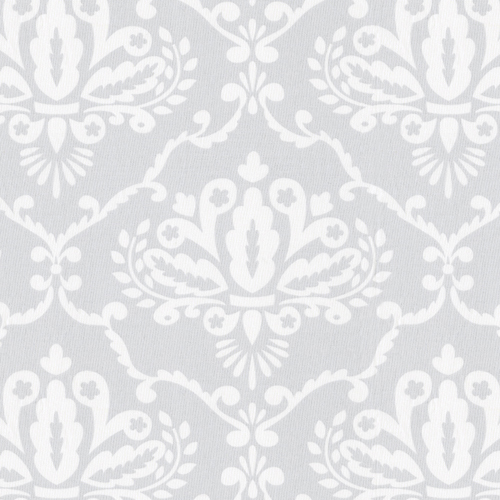 Gray Damask Fabric by the Yard Gray Fabric Carousel Designs