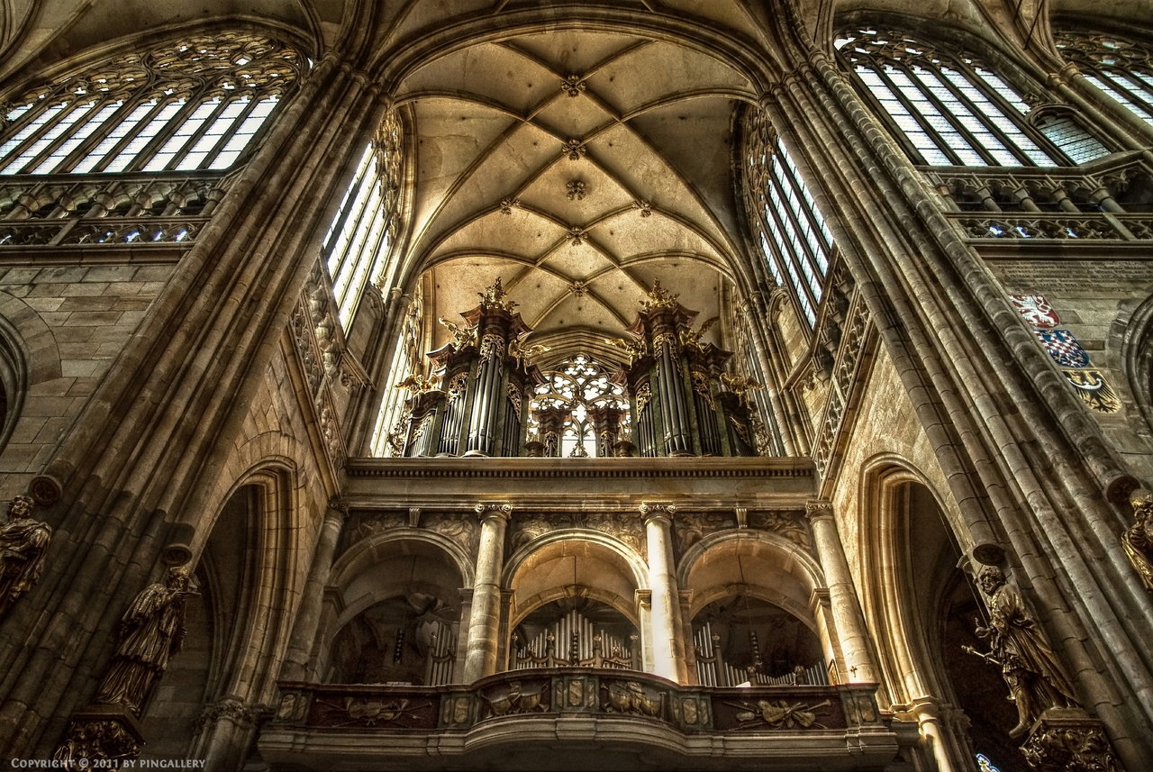 Pipe Organ Of St Veits Dom By Pingallery