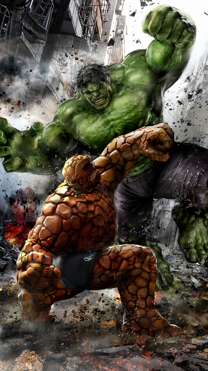 The Thing Vs Hulk By Uncannyknack