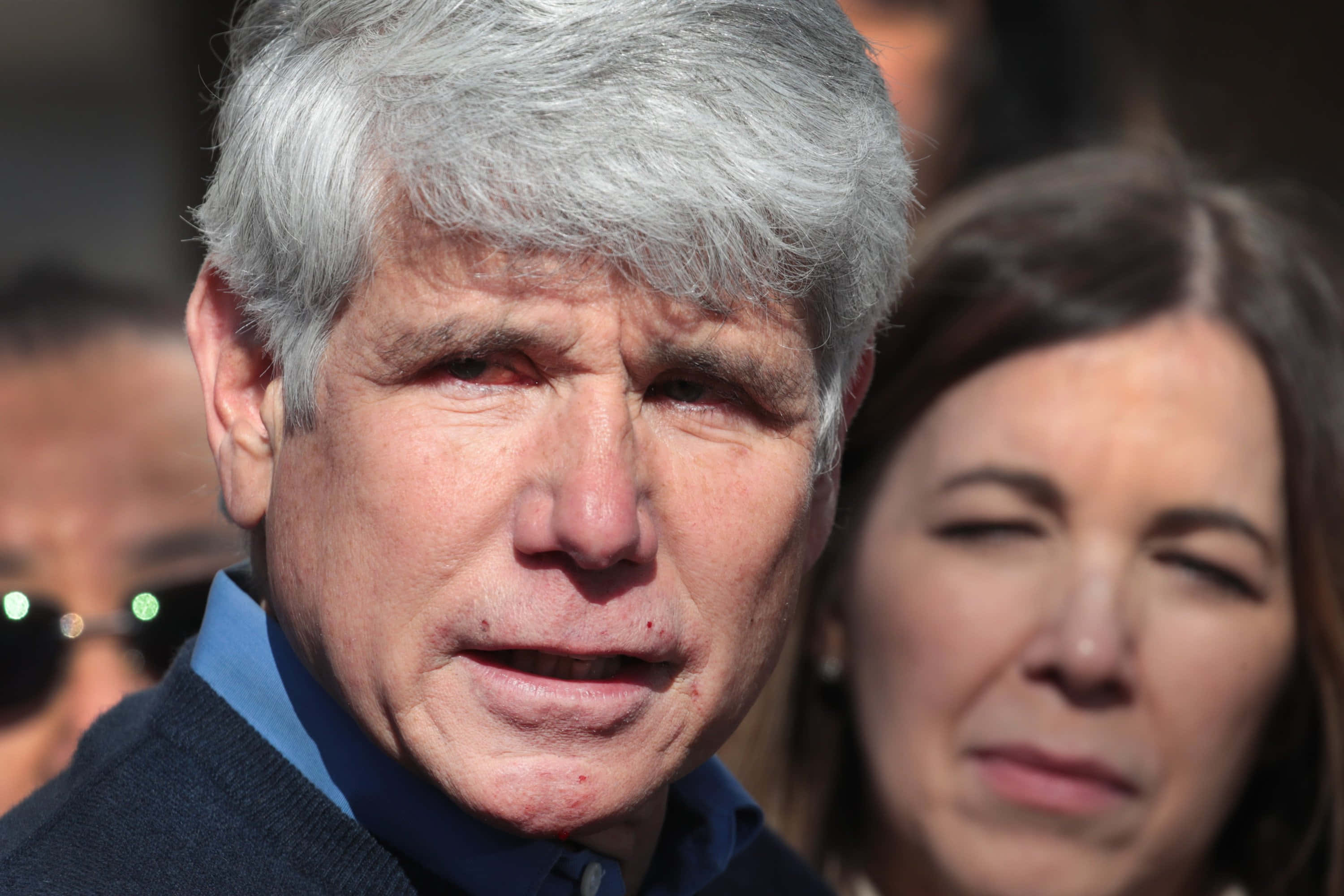 Rod Blagojevich Looking At Er Wallpaper
