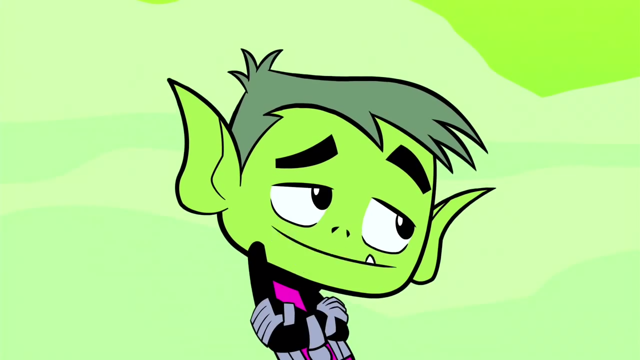 beastboy and raven kiss episode