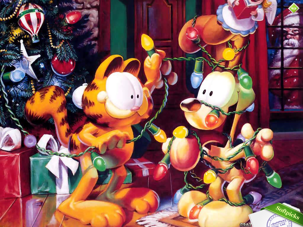 Vous Voyez Une Garfield Christmas Wallpaper Dans La Cat Gorie De