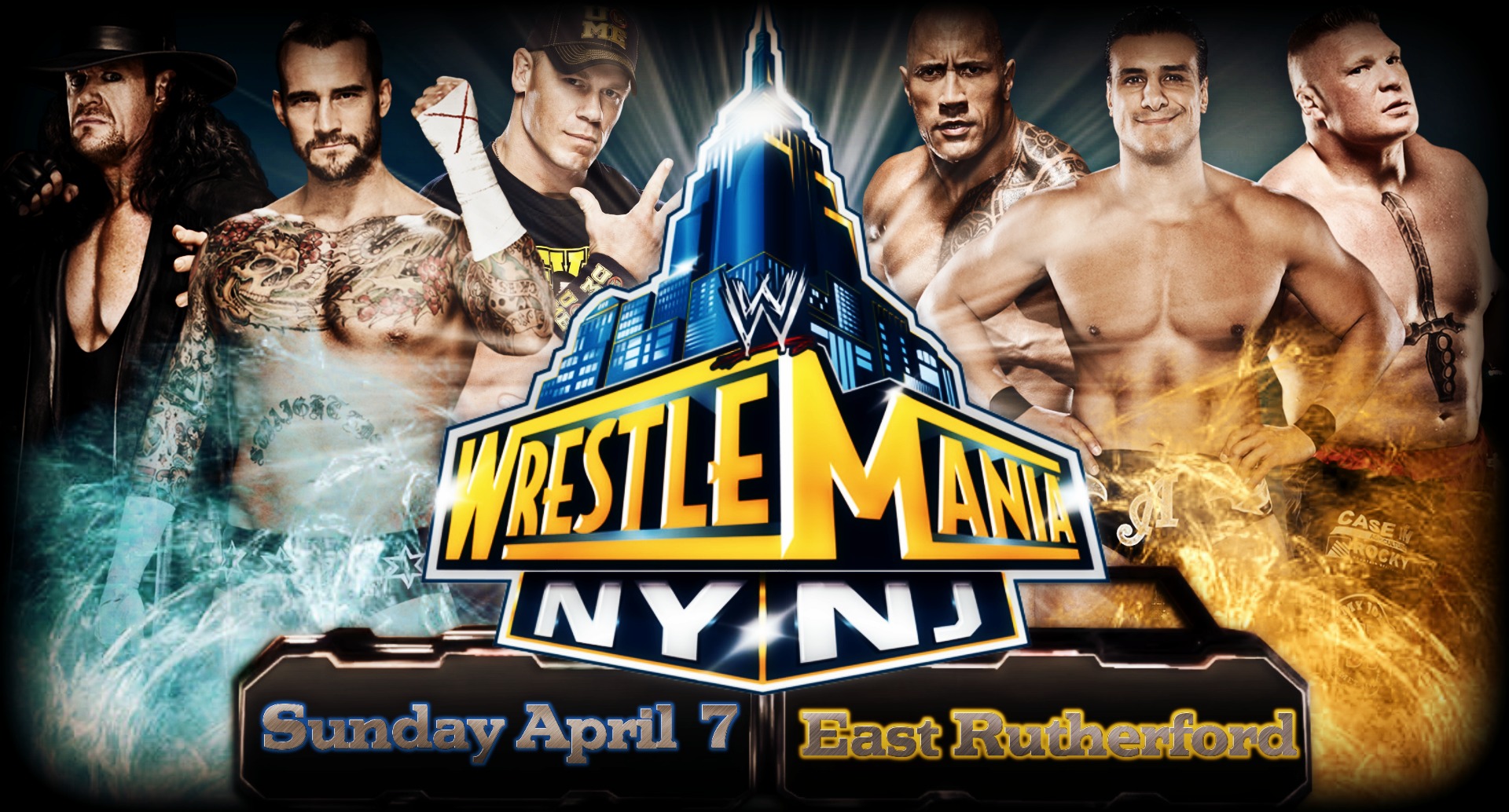 Wrestlemania Exclusive HD Wallpaper