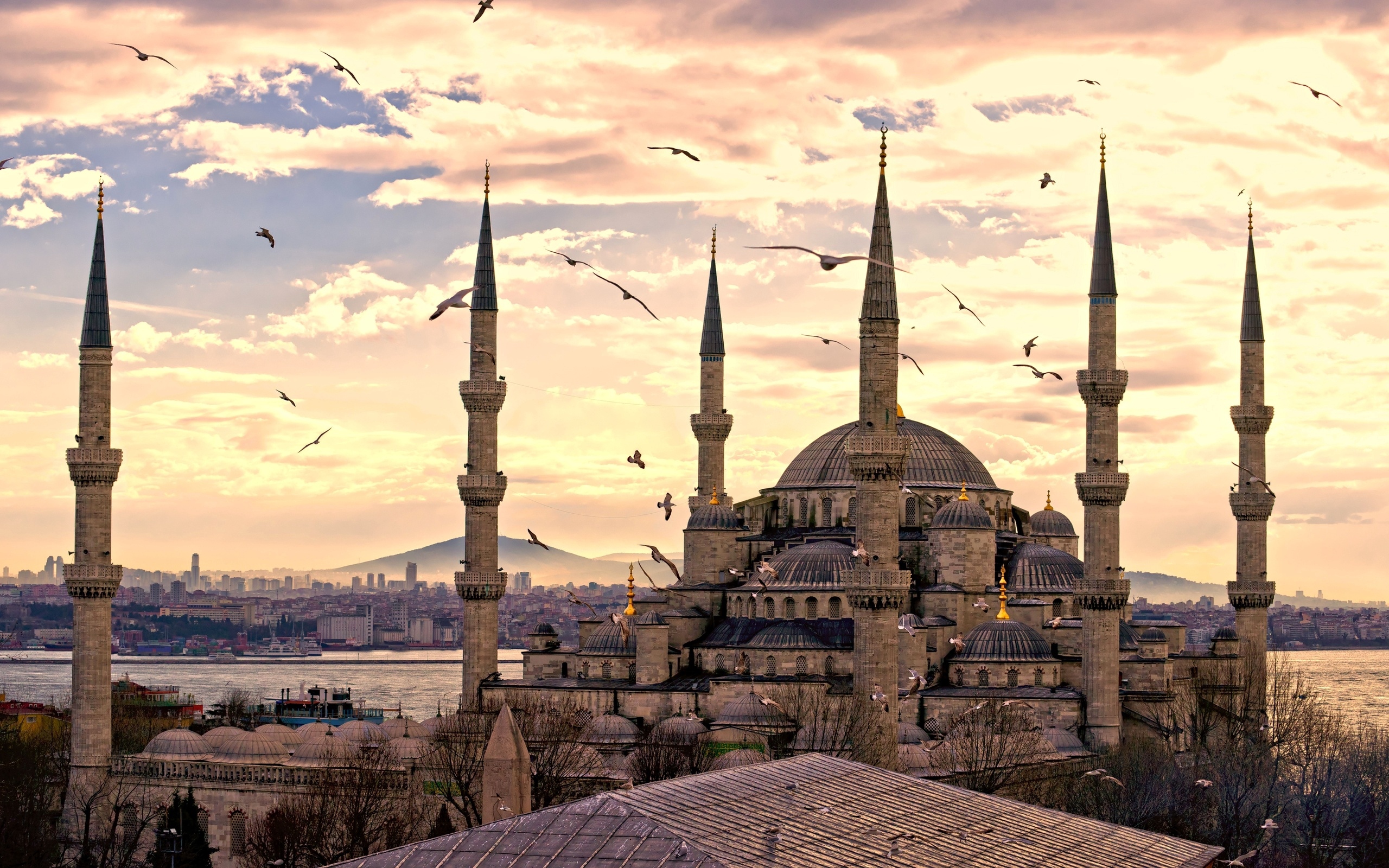 Istanbul City Sultanahmet Mosque Turkey Stock Photos