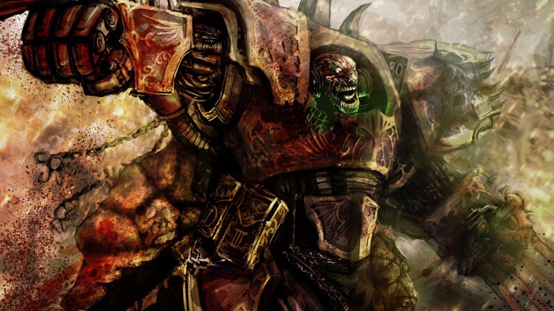 Warhammer 40k Ork Wallpaper Image