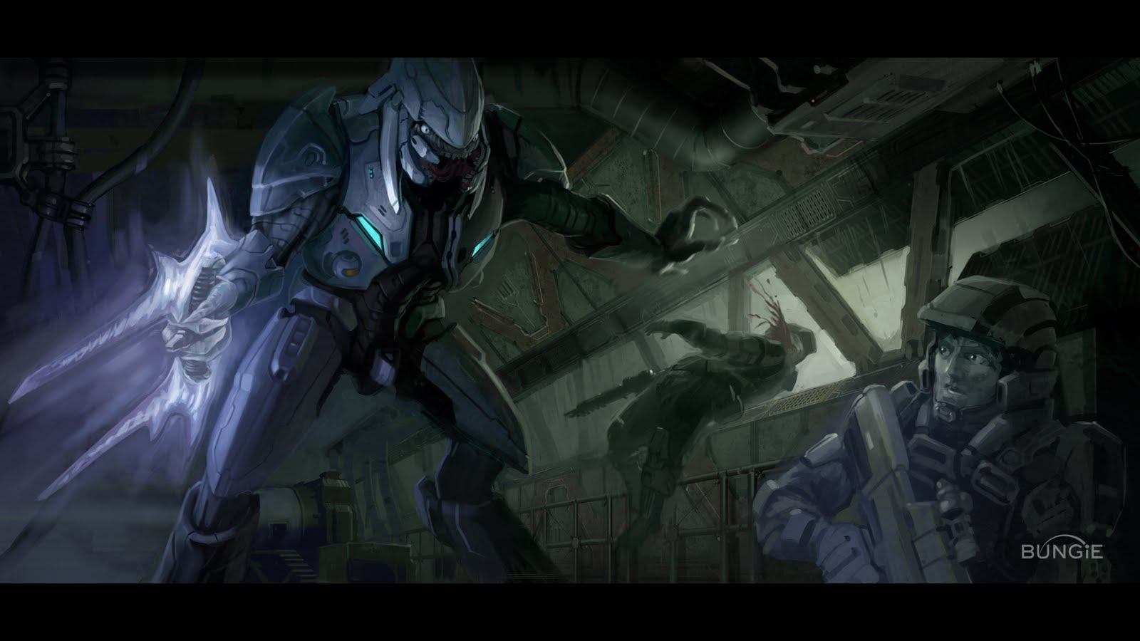 Gears of Halo More pictures of Halo Reach Concept Art