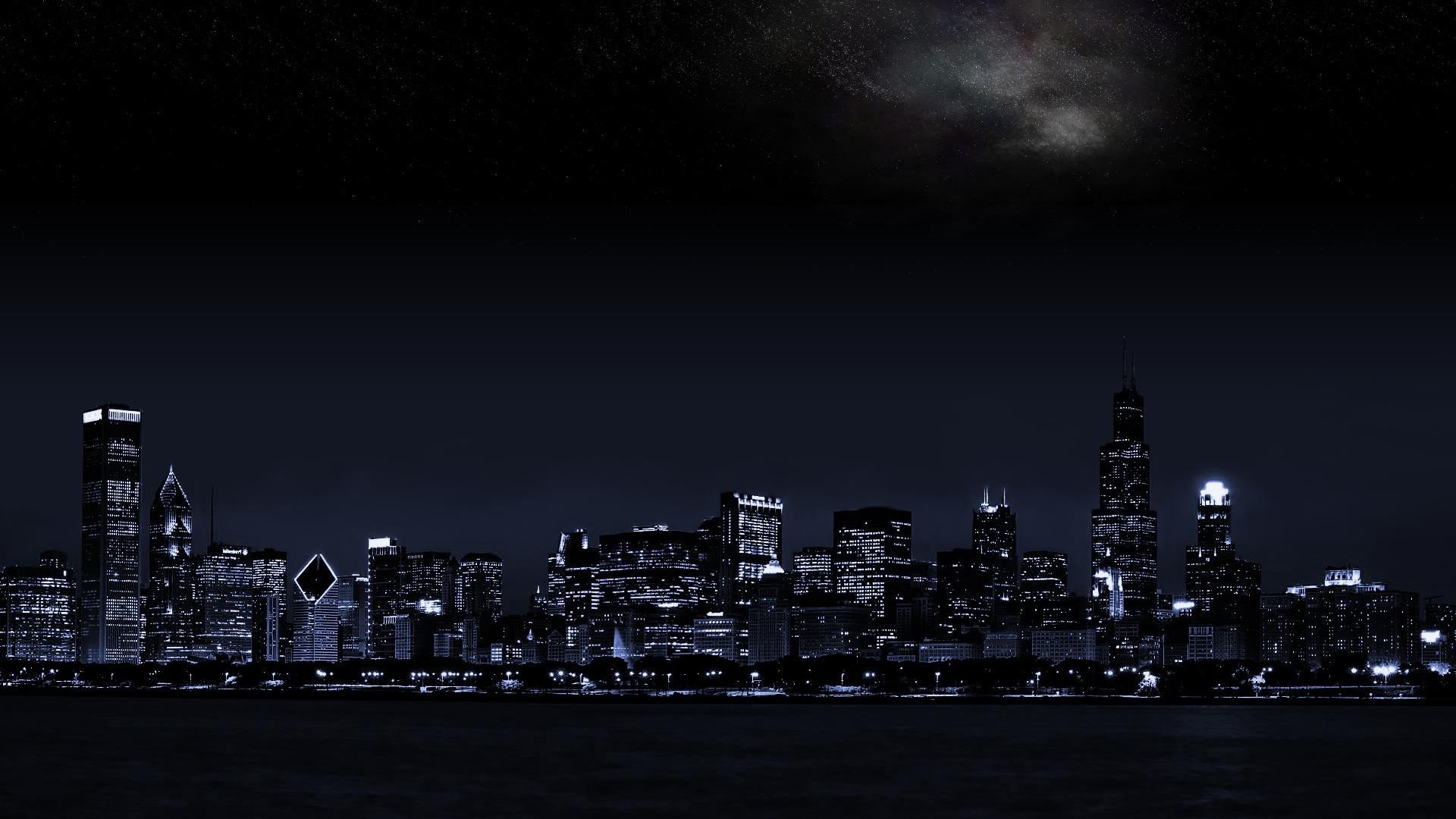 Black And White City Wallpaper