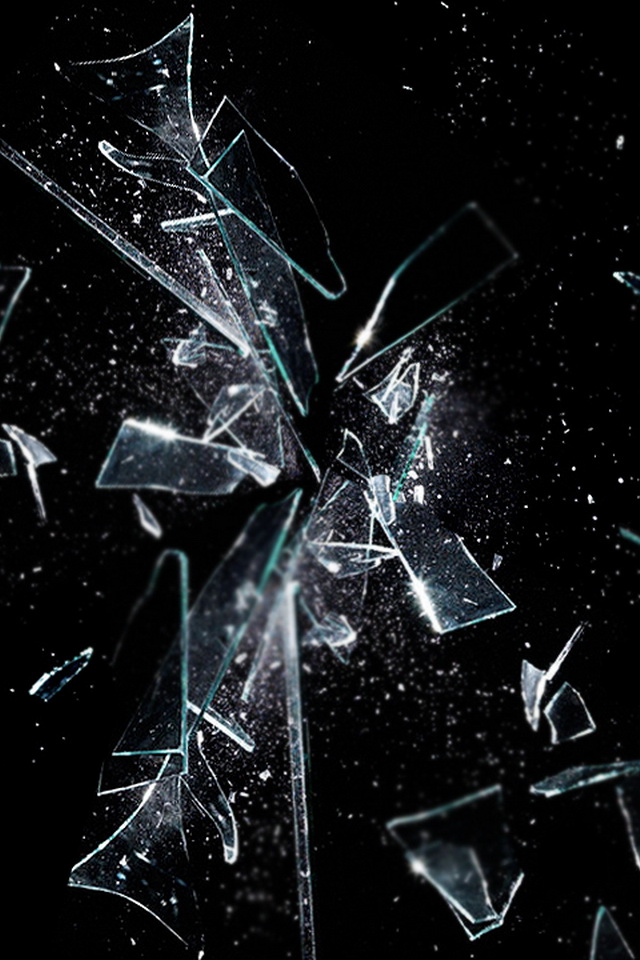 Download for iPhone background Smashed Glass from category designs and