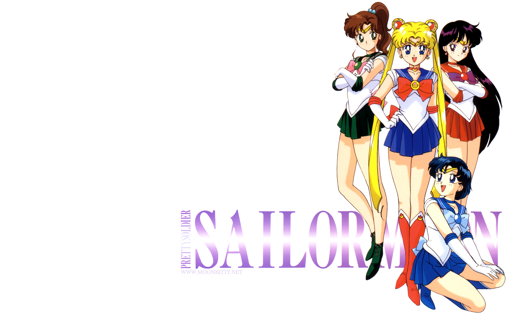 Sailor Jupiter Posing Powerfully Moon And Molly