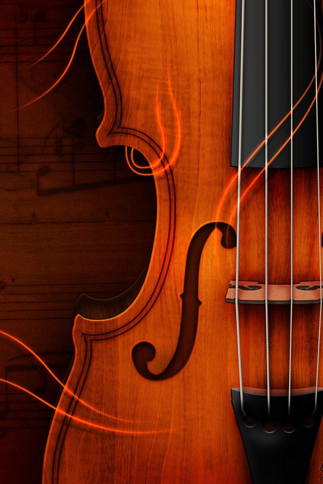 Violin iPhone Ipod Touch Android Wallpaper Background