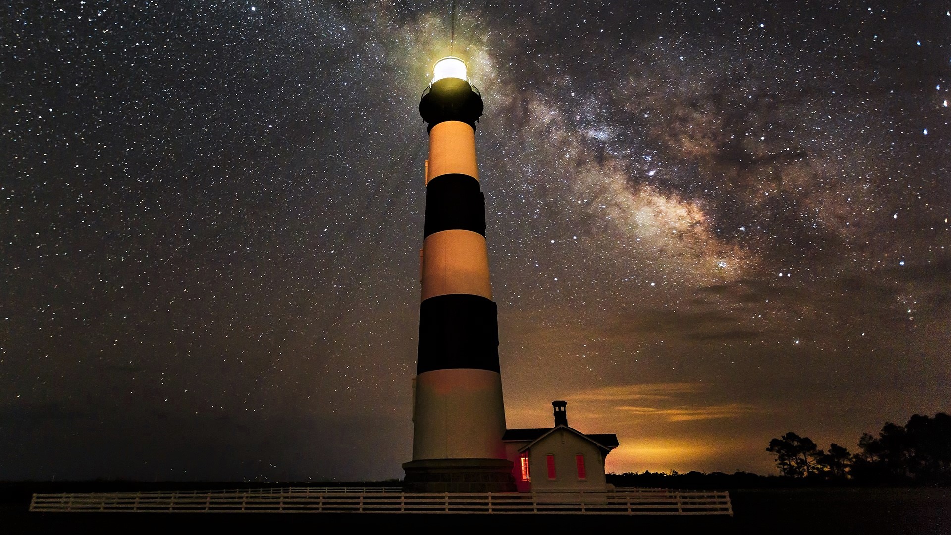 Bodie Lighthouse In North Carolina HD Wallpaper Background Image