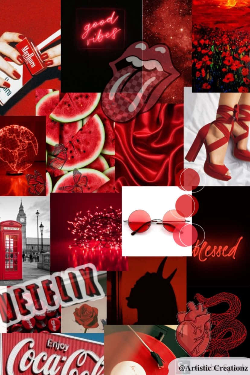 Red Cute Aesthetic Wallpaper