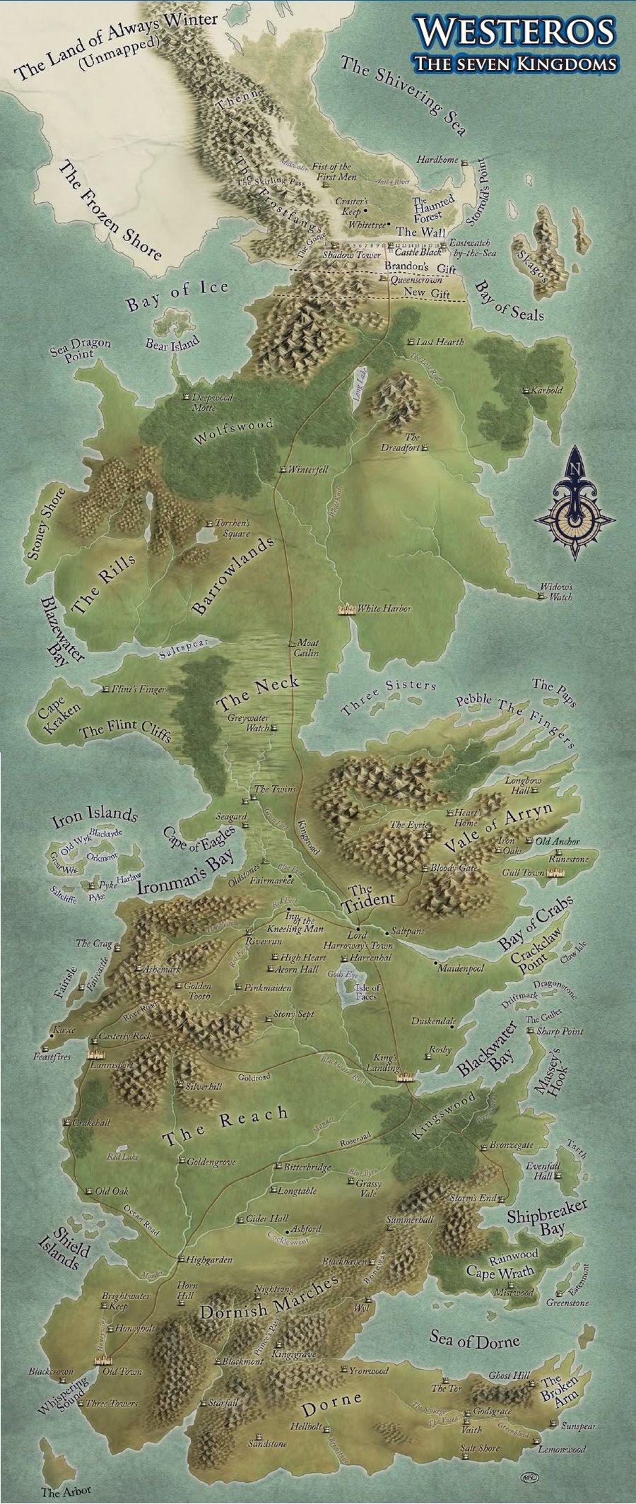 Westeros Map By Sociallyartward Scraps