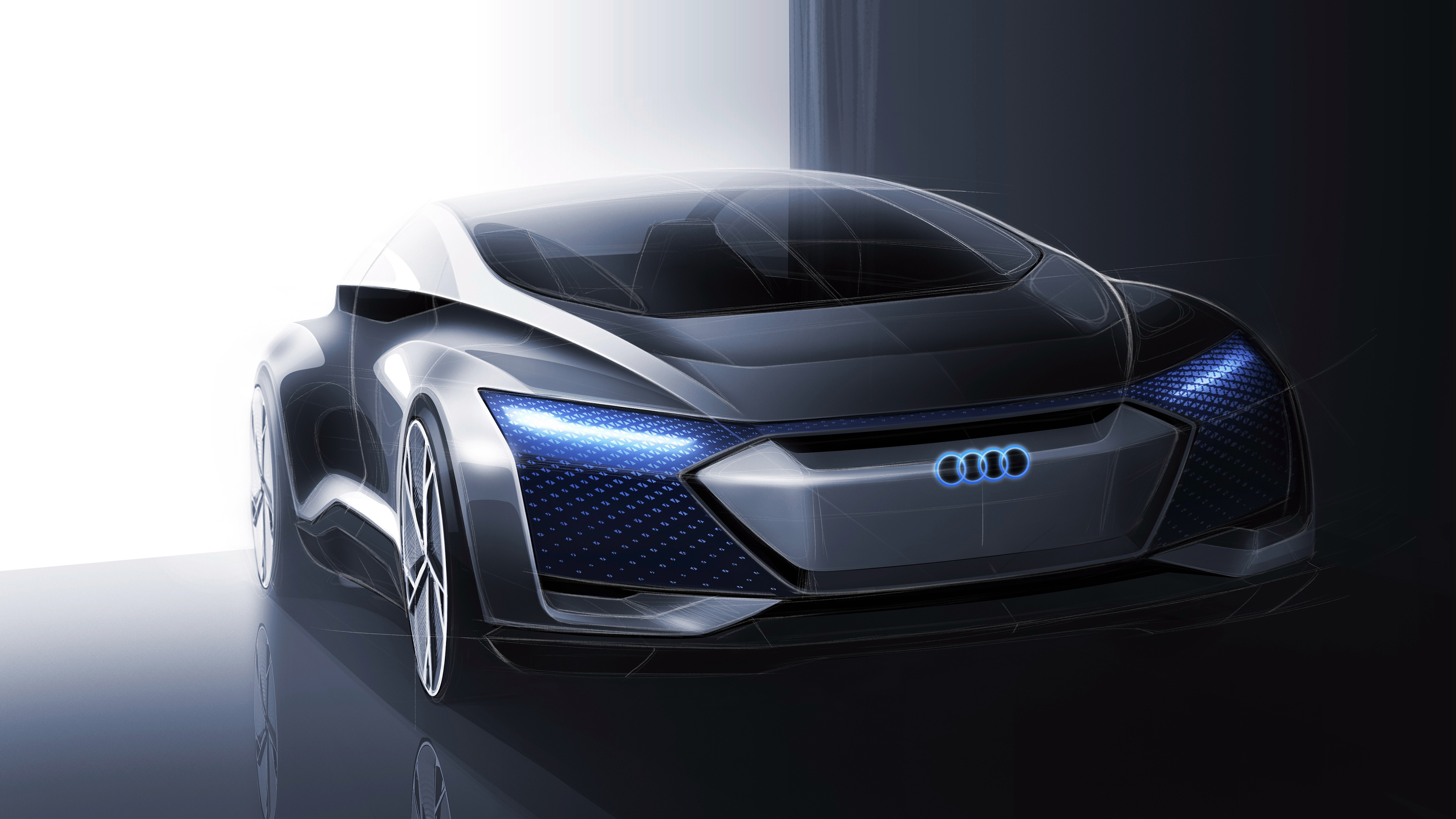 Audi Aicon Concept Car 4k Wallpaper HD Id