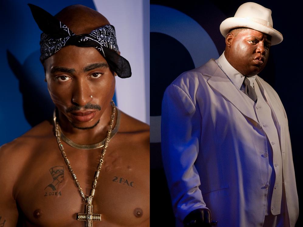 Tupac Shakur and Biggie Smalls aka Notorious BIG are reunited for the