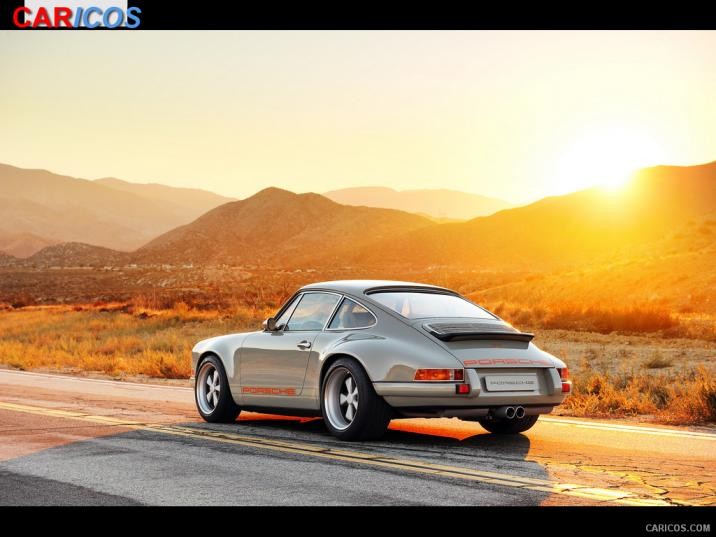 Singer Porsche Rear Wallpaper