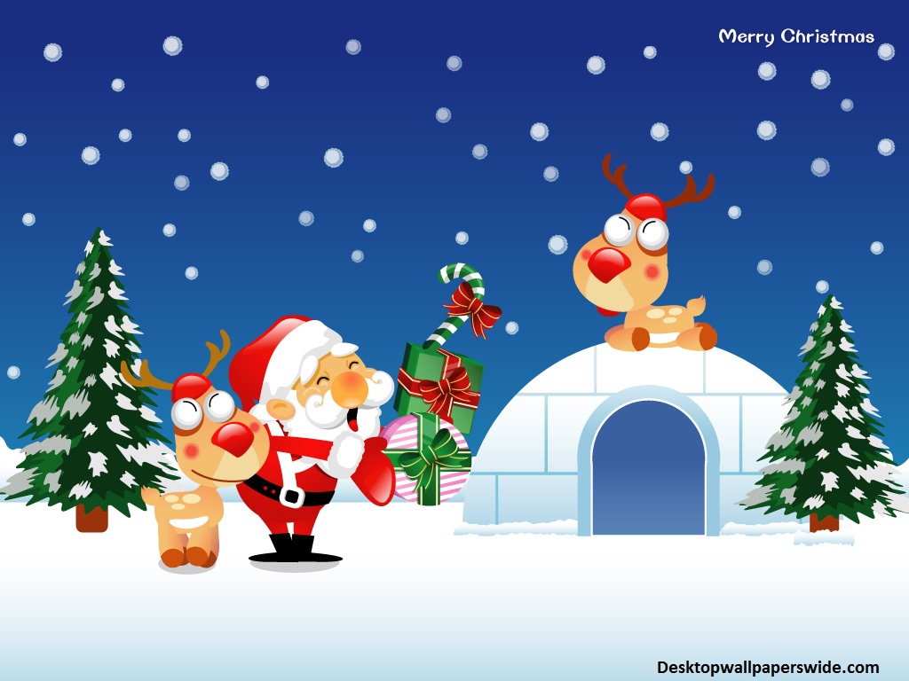 Christmas Cartoon Wallpaper Pictures Pics Photos Image