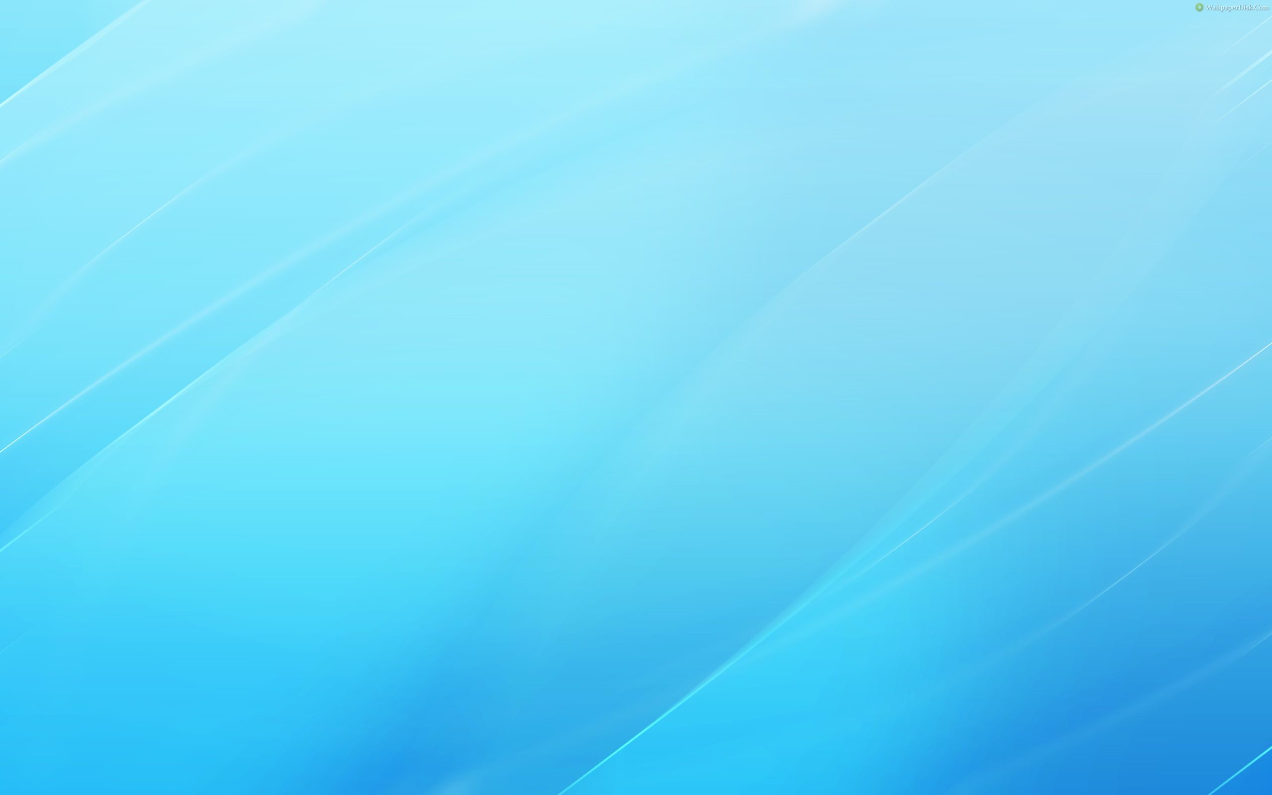 A gradient light blue background with subtle diagonal lines, creating a serene and airy feel