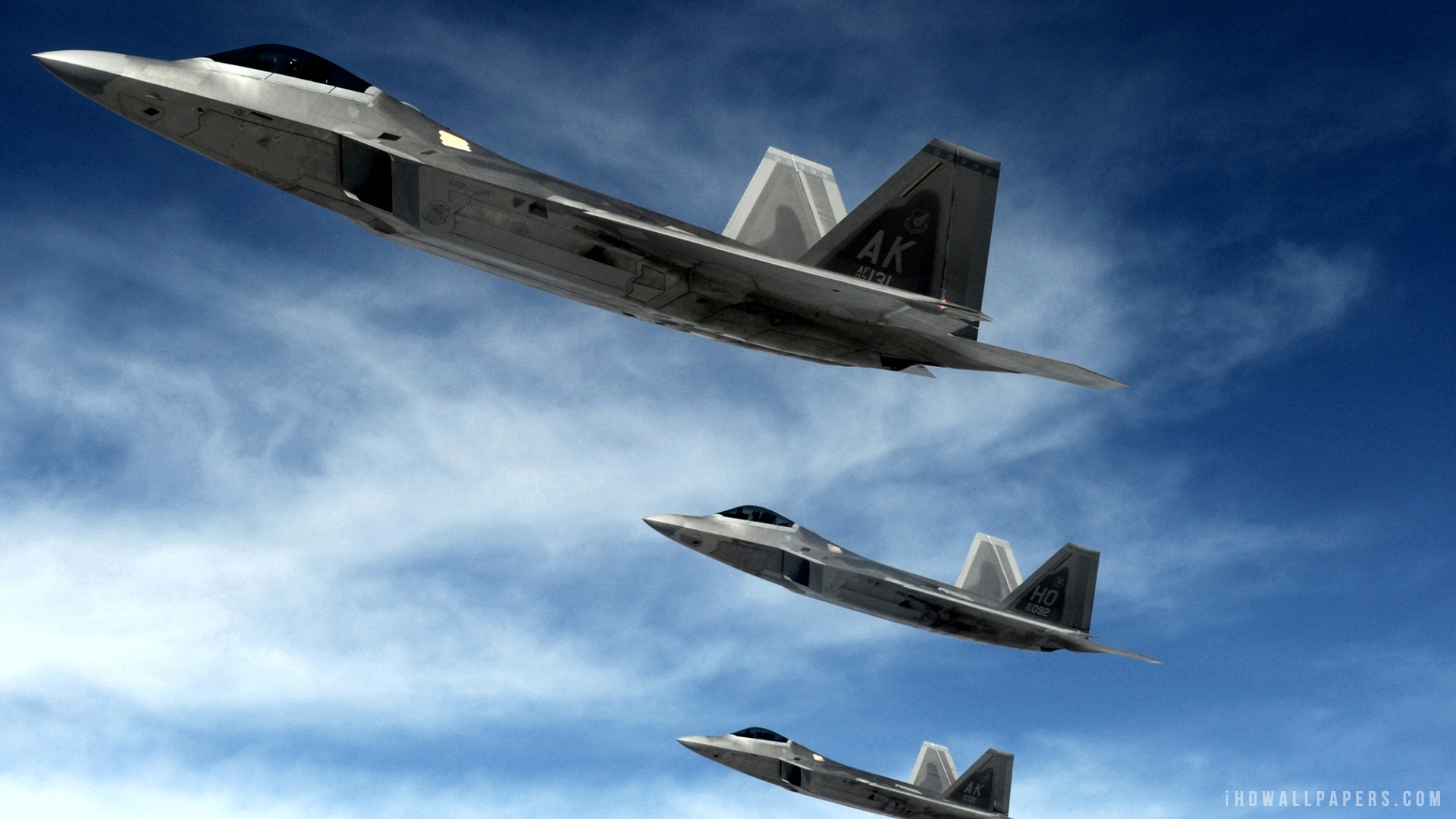 Raptor Supersonic Stealth Fighters HD Wallpaper IHD