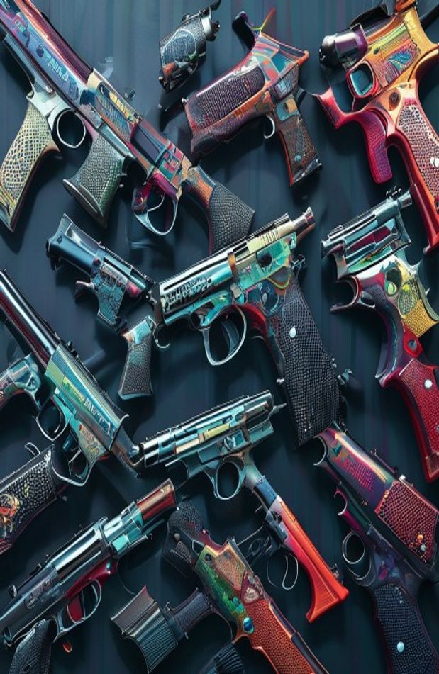 3d Guns Wallpaper