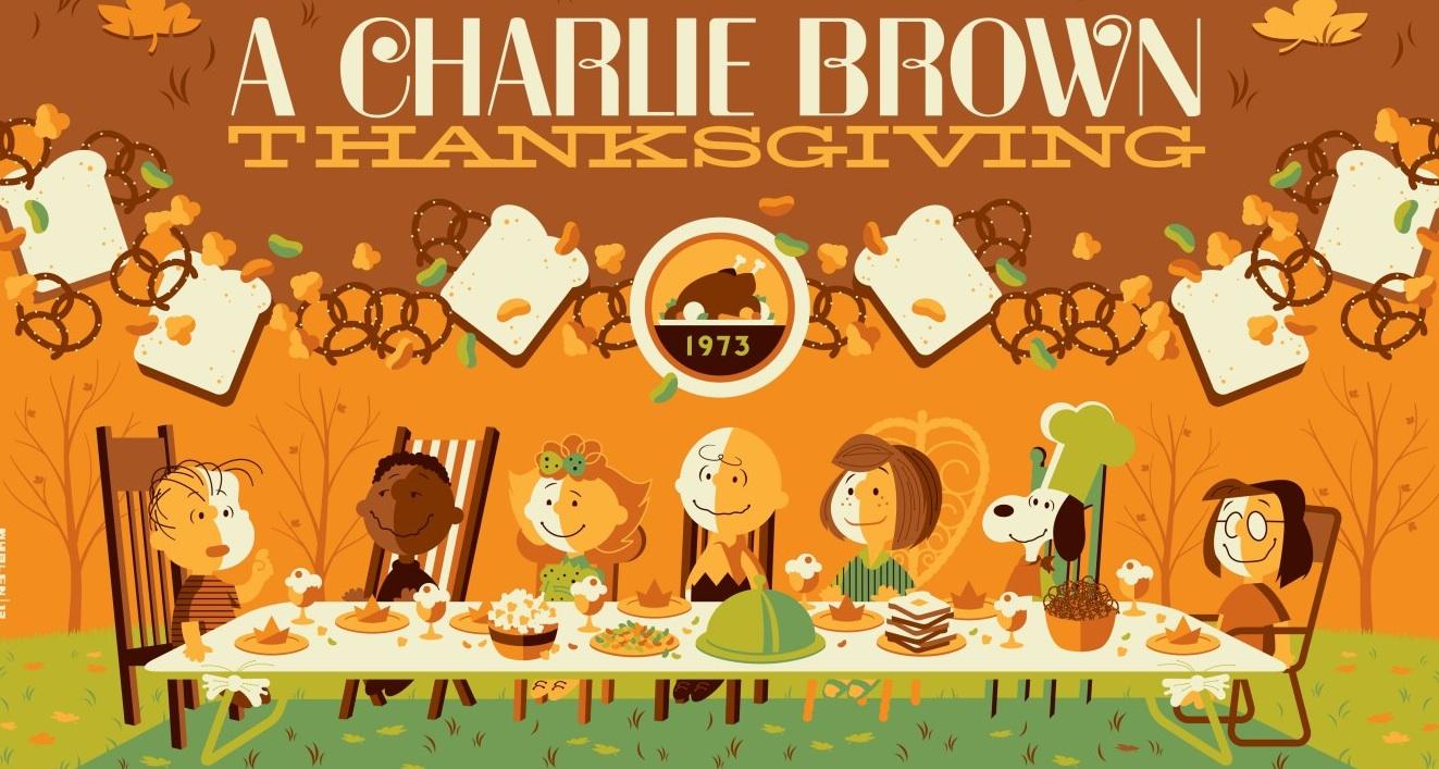 Tom Whalen S A Charlie Brown Thanksgiving Prints Cromeyellow