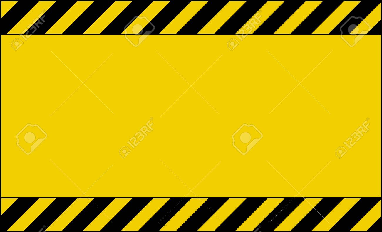 Caution Tape Background Wallpaper Design With Empty Place Royalty