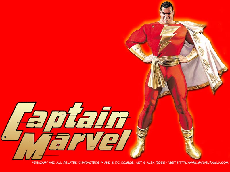 Wallpaper Captain Marvel Shazam