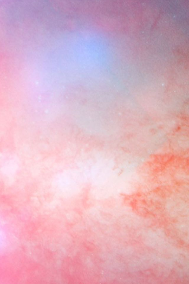 Blush Pink Nebula iPhone 4s Wallpaper