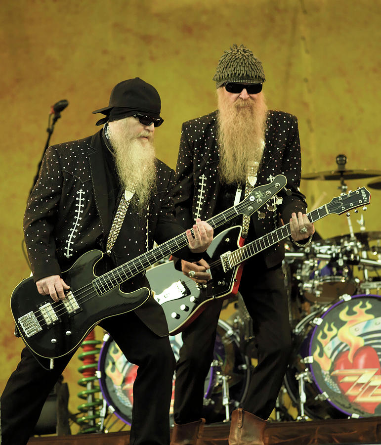 Photo Of Billy Gibbons And Dusty Hill By David Redfern
