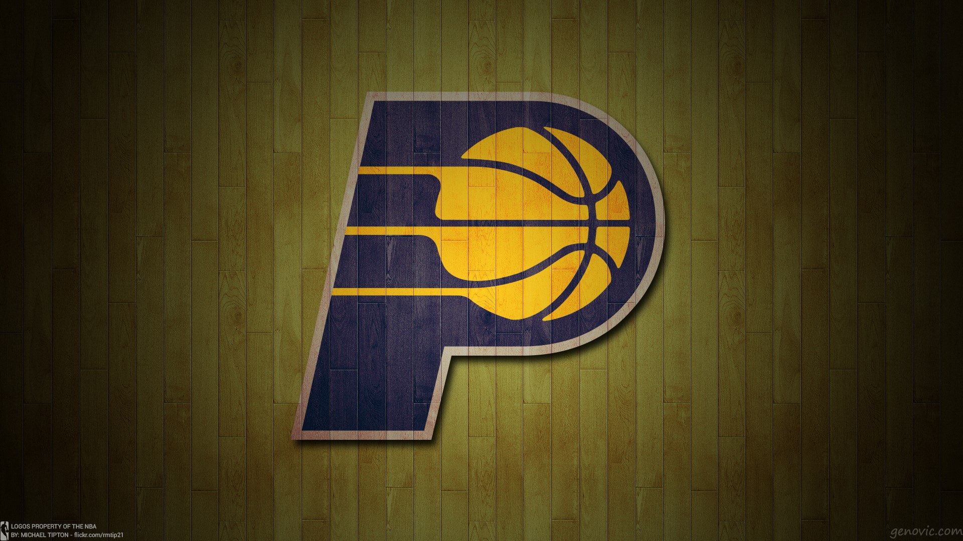 Indiana Pacers Basketball Team Logo Wallpaper HD
