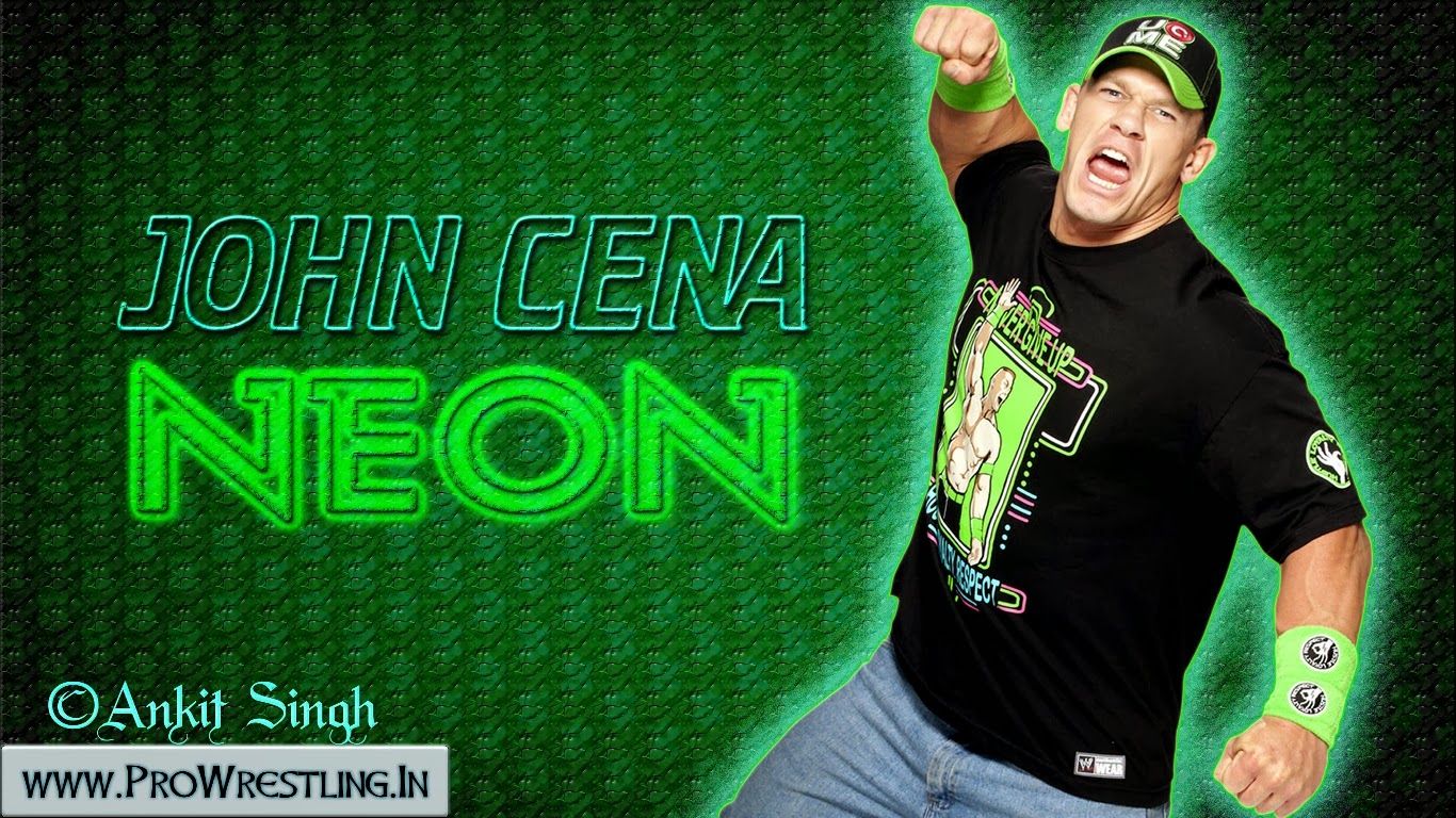 Wallpaper John Cena Brand New Neon HD By Ankit